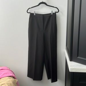 Zara wide leg trousers black size small